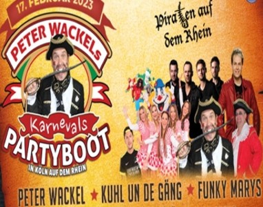 Peter Wackels Karnevals Partyboot - Bustour